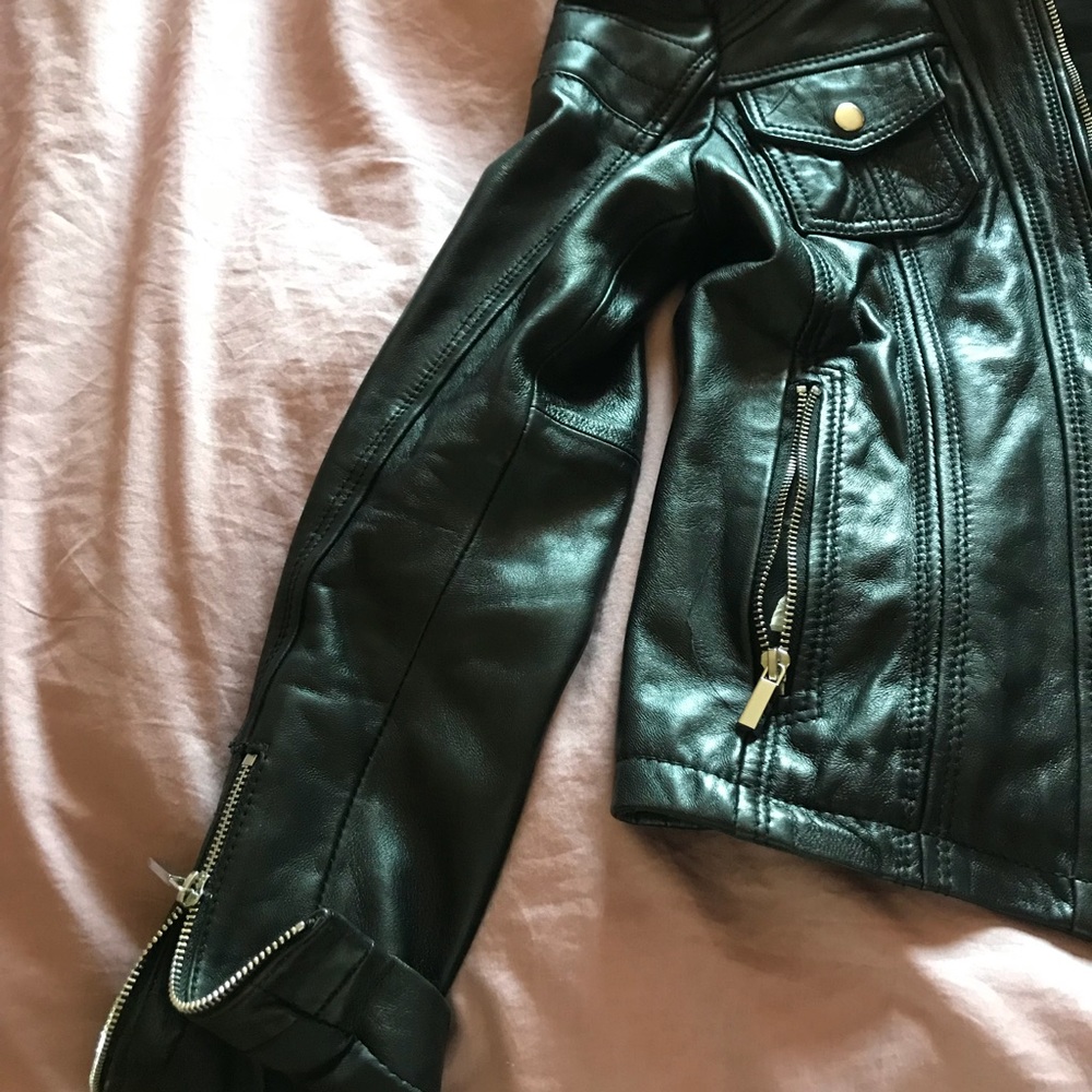 Black Leather Jacket - image 4